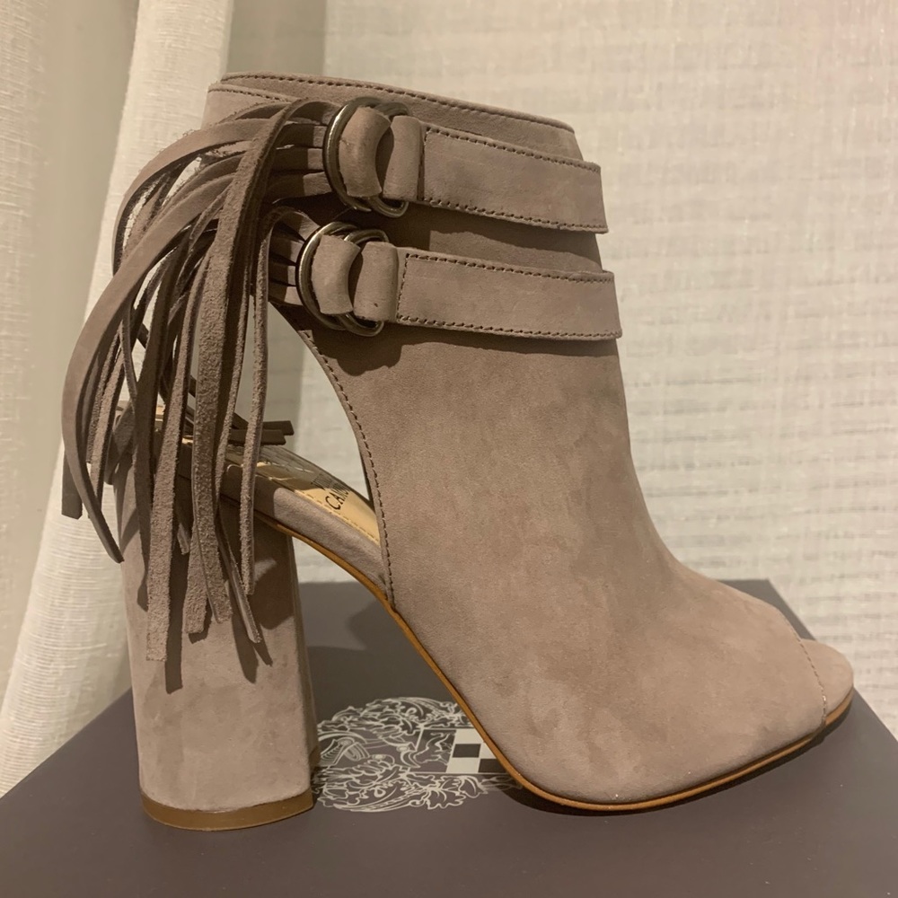 Vince Camuto Peep Toe Block Heels